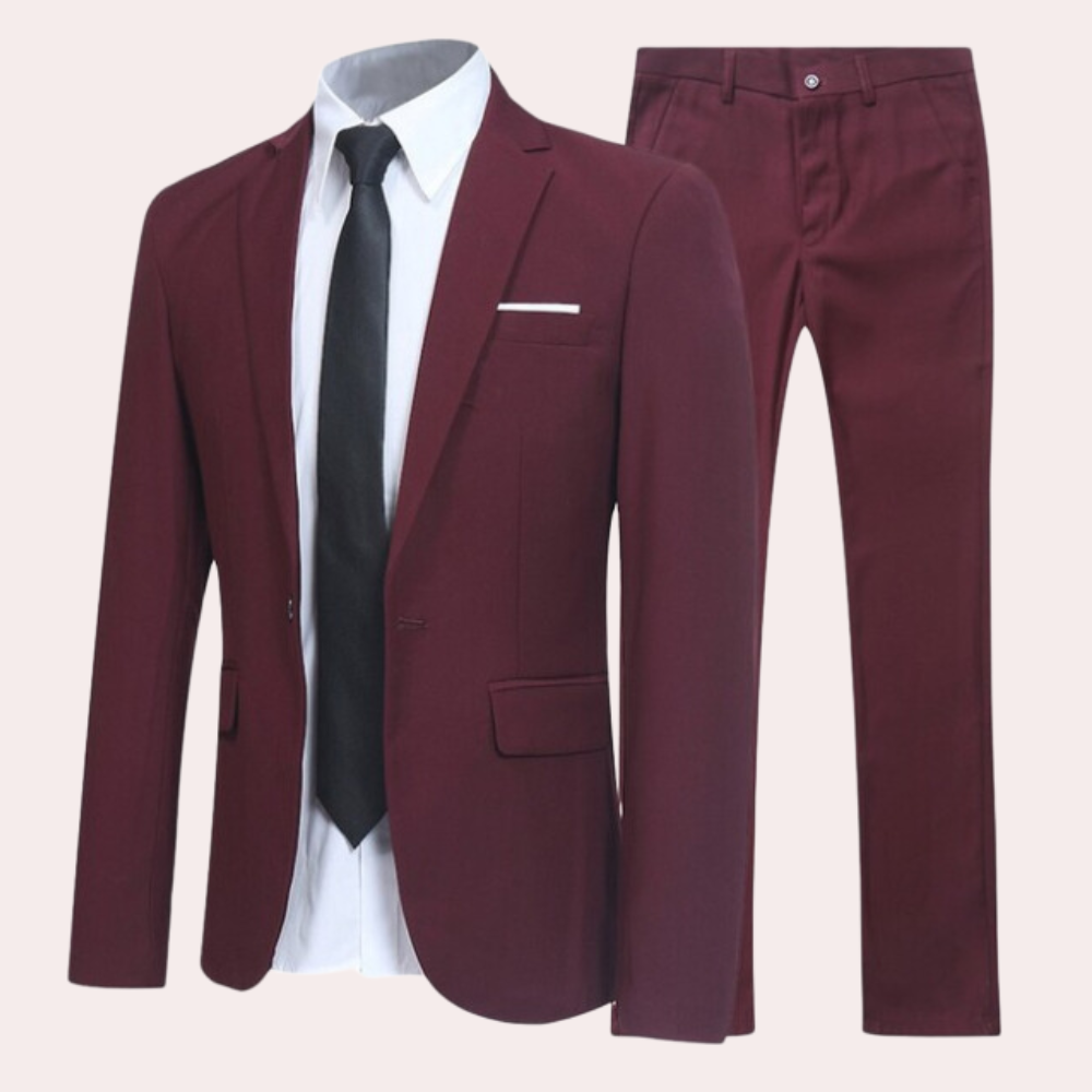 Jan | Herren Frühlings Zweiknopf Anzug Set