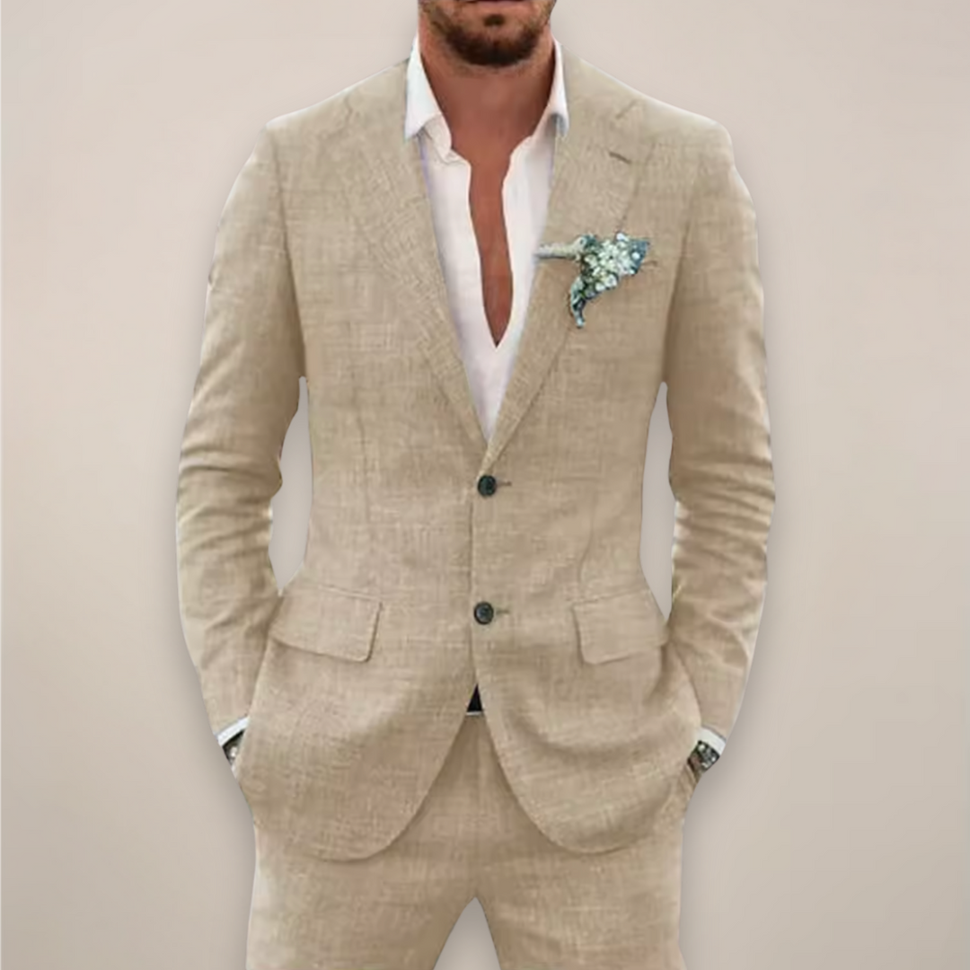 Karl | Herren Frühlings Slim-Fit Anzug Set