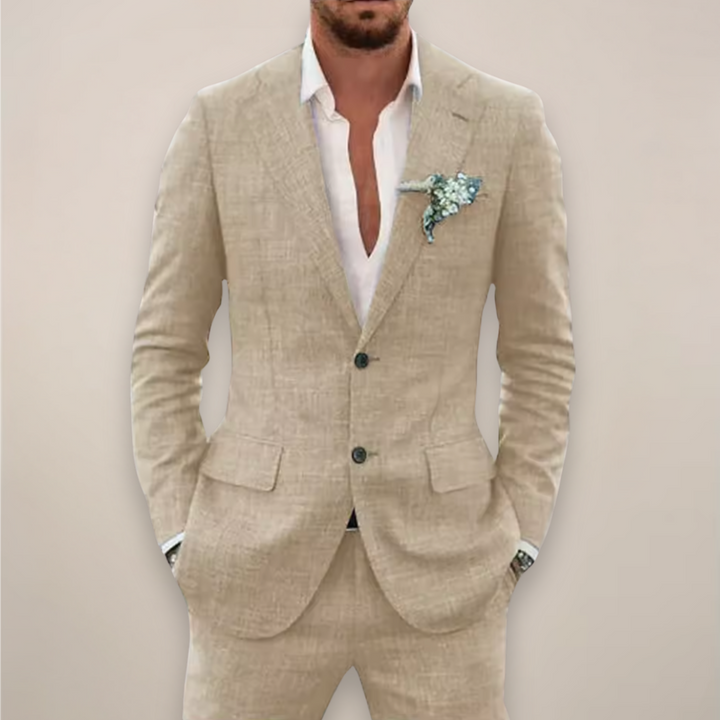 Karl | Herren Frühlings Slim-Fit Anzug Set