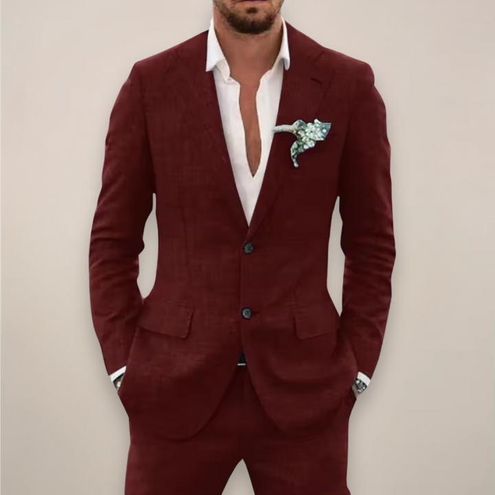 Karl | Herren Frühlings Slim-Fit Anzug Set