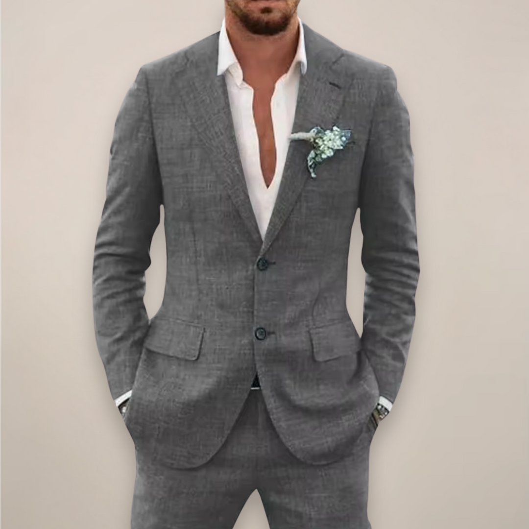 Karl | Herren Frühlings Slim-Fit Anzug Set