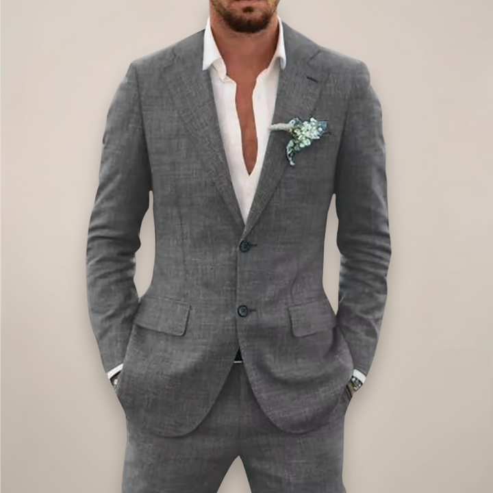 Karl | Herren Frühlings Slim-Fit Anzug Set