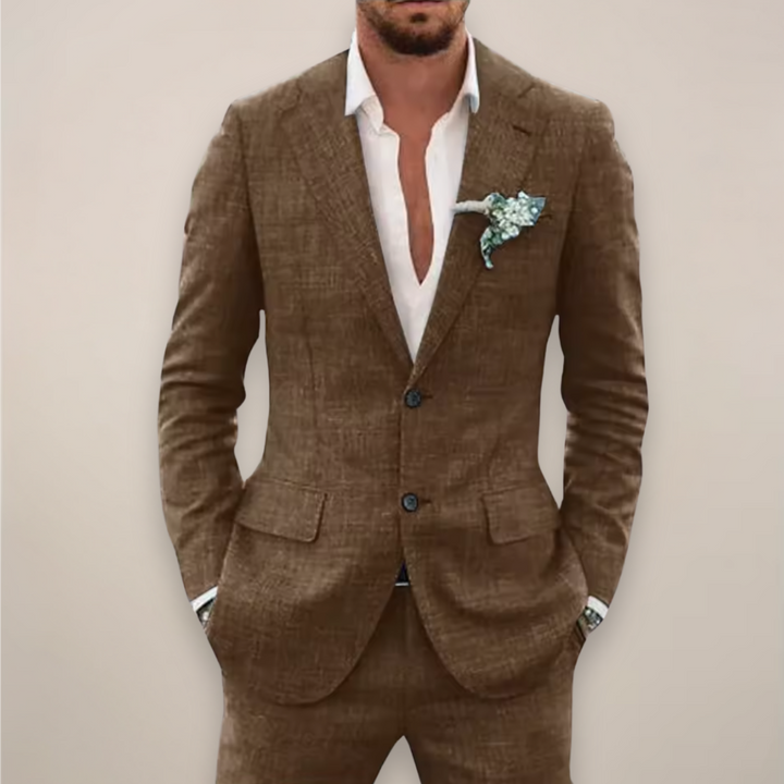 Karl | Herren Frühlings Slim-Fit Anzug Set