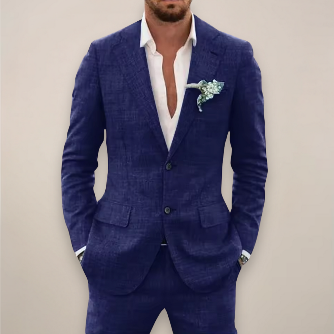 Karl | Herren Frühlings Slim-Fit Anzug Set