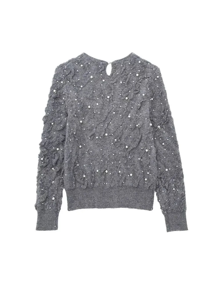 Merel - Pullover mit Perlenstruktur
