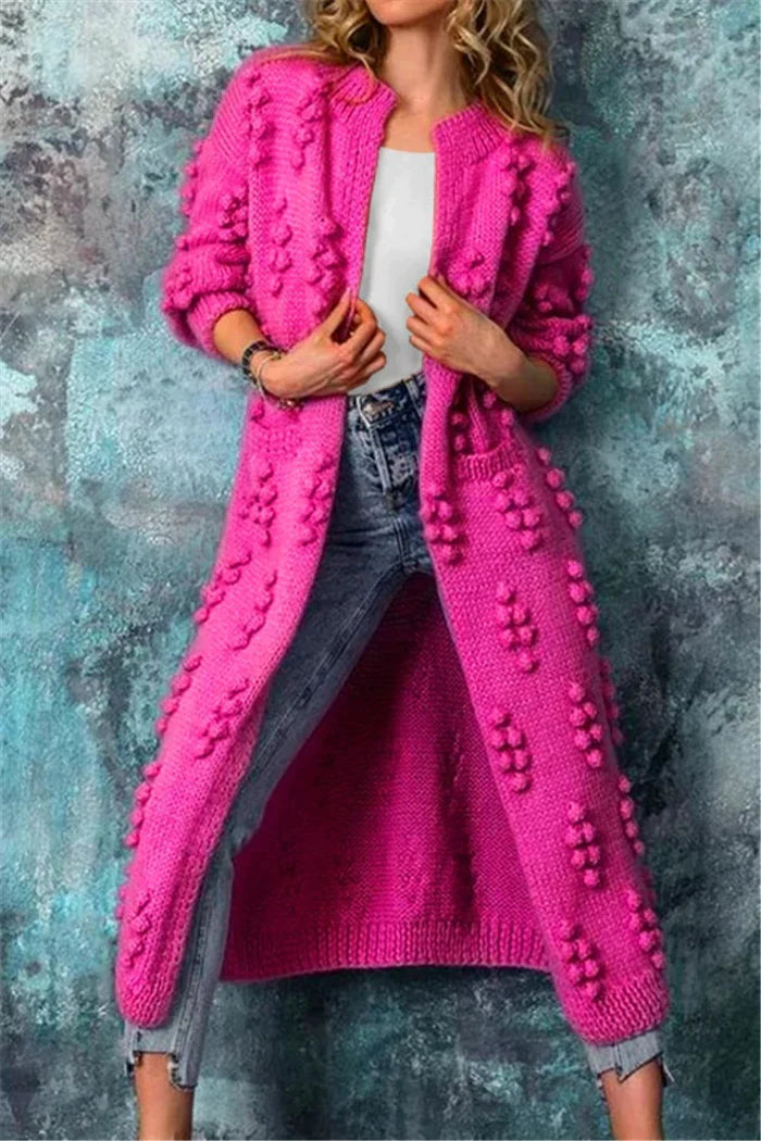 Merel | Bequeme, lange Strickjacke 7