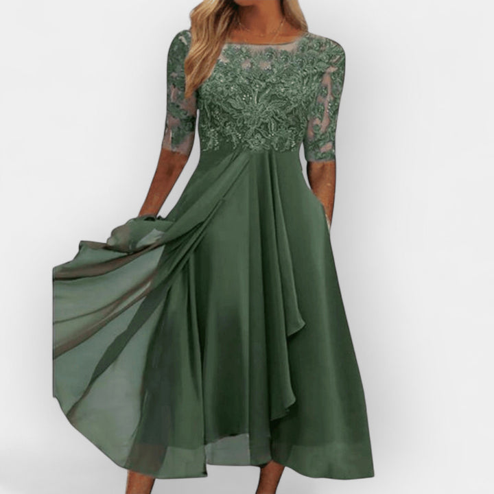 Midi Kleid Damen | Festlicher Look & Schmeichelnde A-Linie
