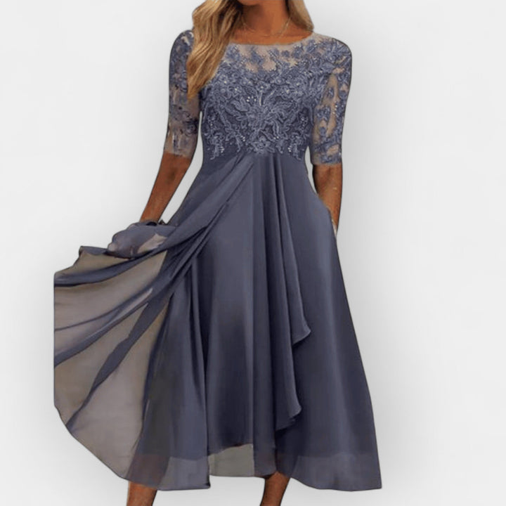 Midi Kleid Damen | Festlicher Look & Schmeichelnde A-Linie