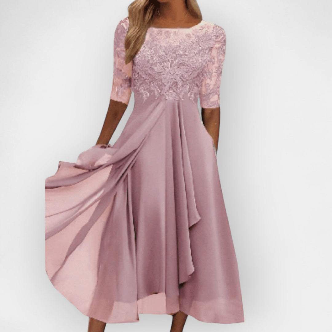 Midi Kleid Damen | Festlicher Look & Schmeichelnde A-Linie