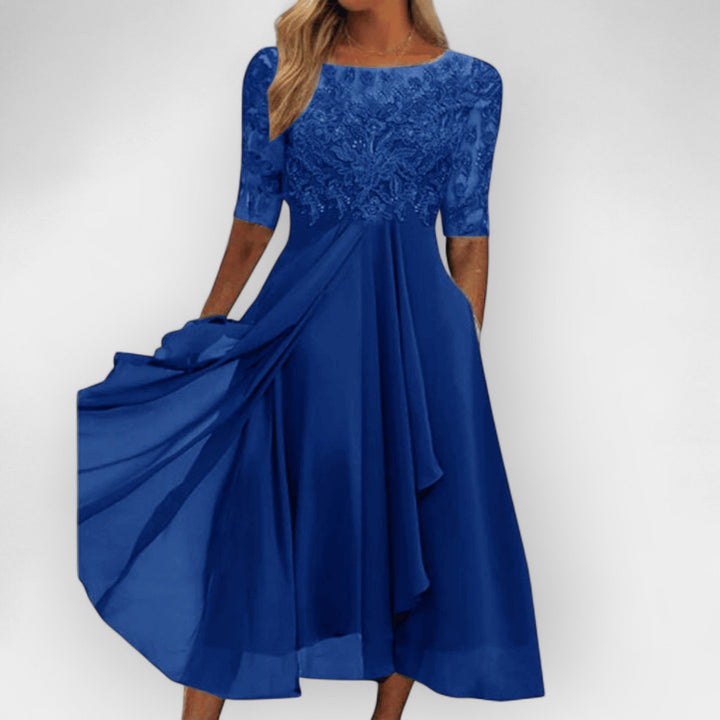 Midi Kleid Damen | Festlicher Look & Schmeichelnde A-Linie