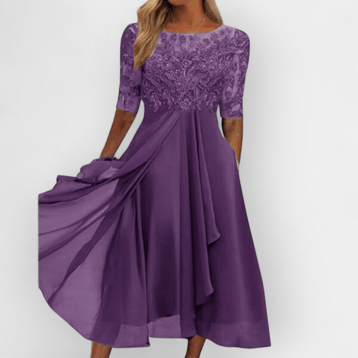 Midi Kleid Damen | Festlicher Look & Schmeichelnde A-Linie