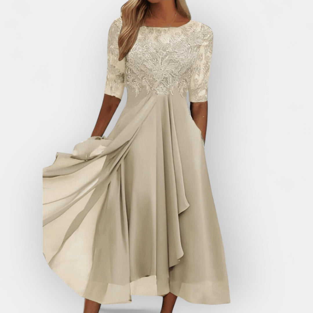 Midi Kleid Damen | Festlicher Look & Schmeichelnde A-Linie