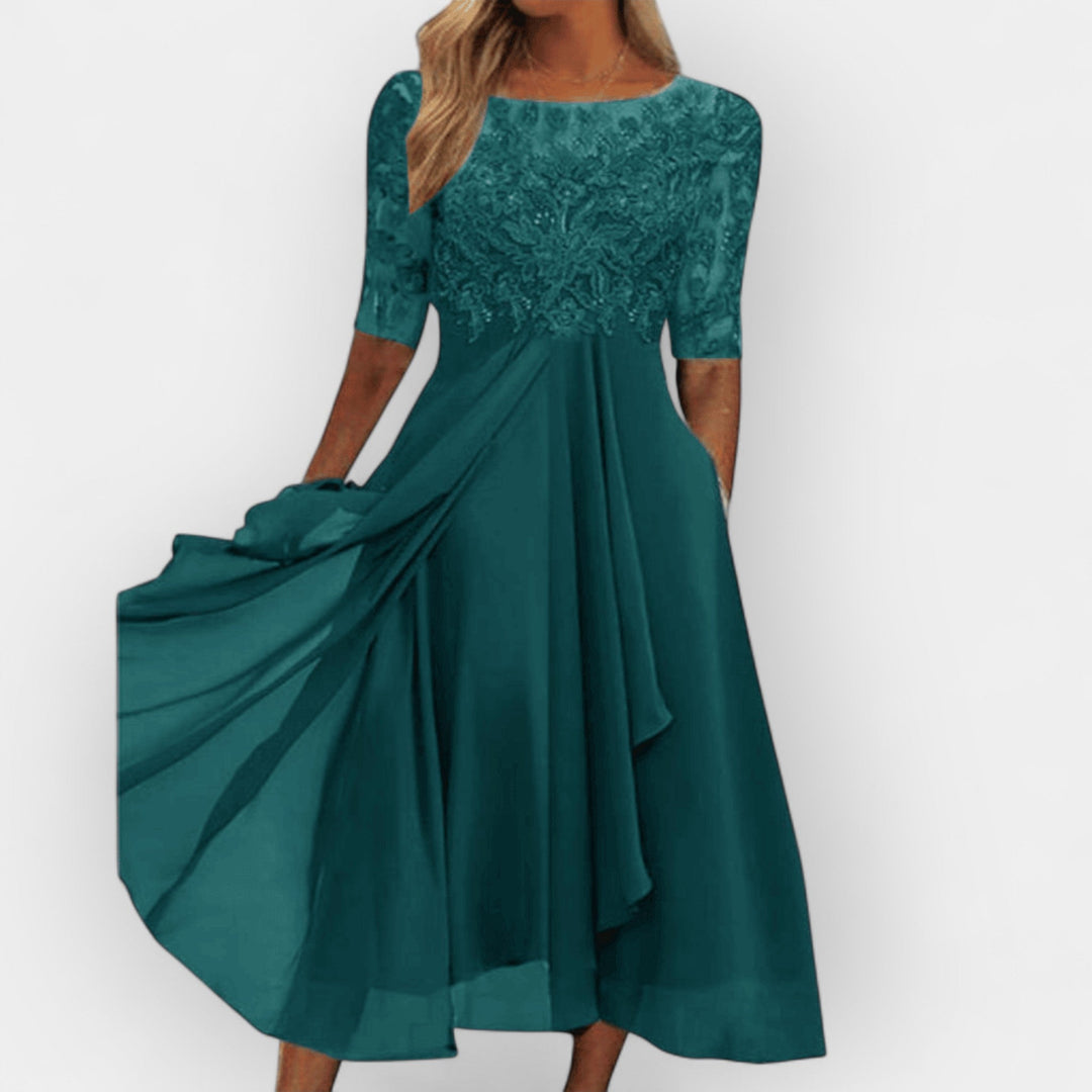 Midi Kleid Damen | Festlicher Look & Schmeichelnde A-Linie