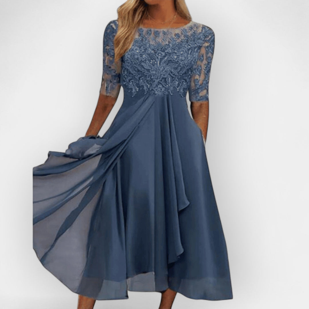 Midi Kleid Damen | Festlicher Look & Schmeichelnde A-Linie