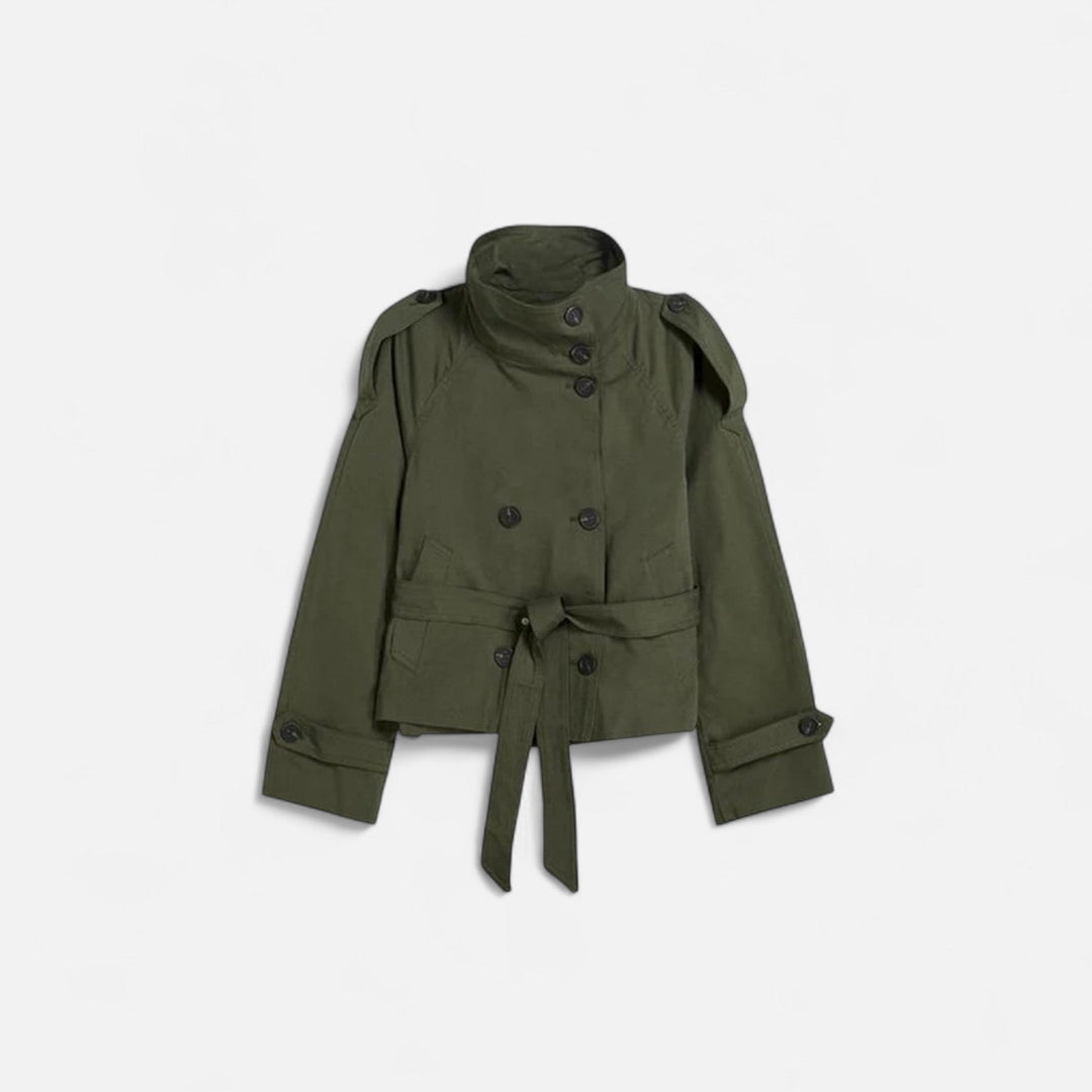 Mila | Kurzer Damen-Trenchcoat, schick und zeitlos 3