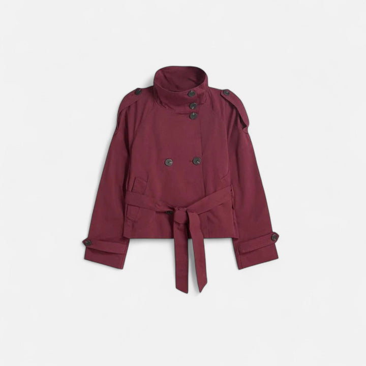 Mila | Kurzer Damen-Trenchcoat, schick und zeitlos 4