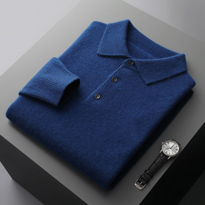 Dennis | Elegantes und modernes Langarm-Poloshirt