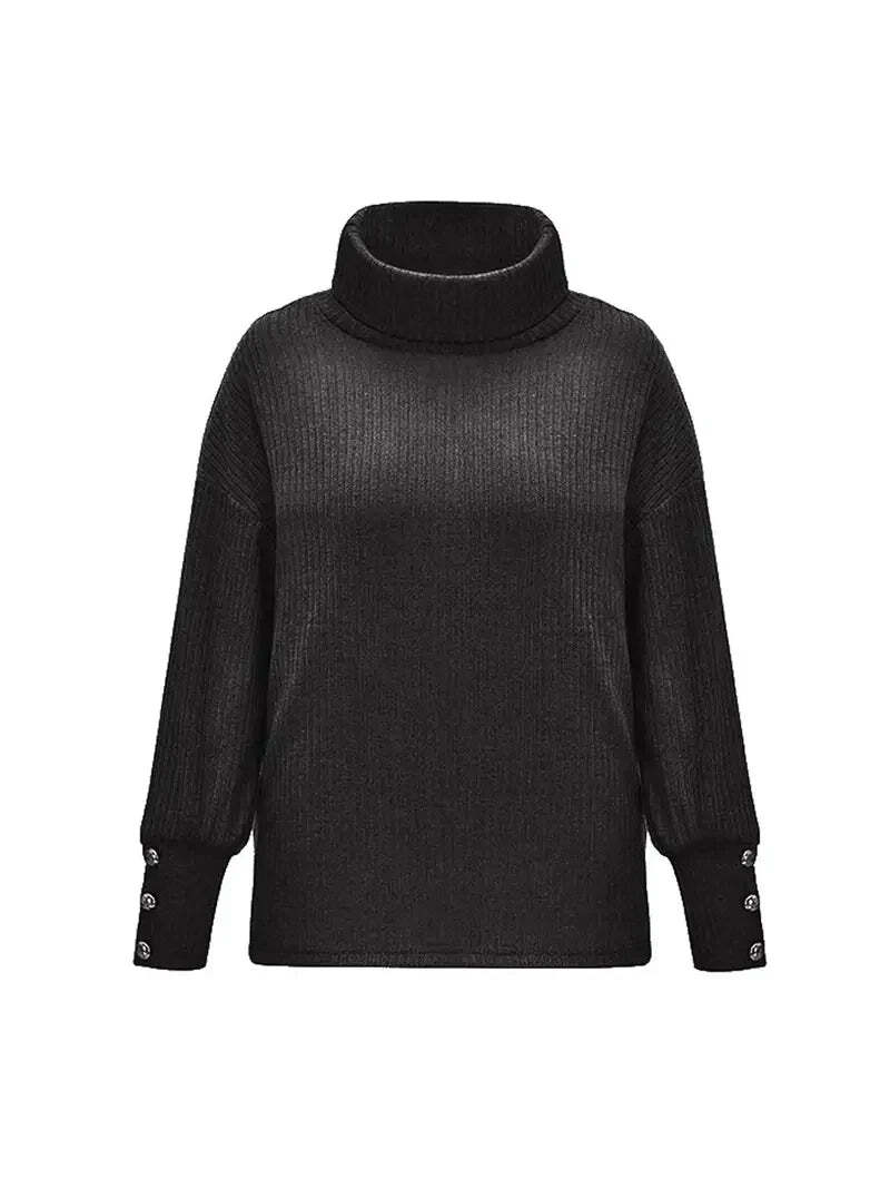 Milana - Lässiger Rollkragenpullover aus Baumwolle