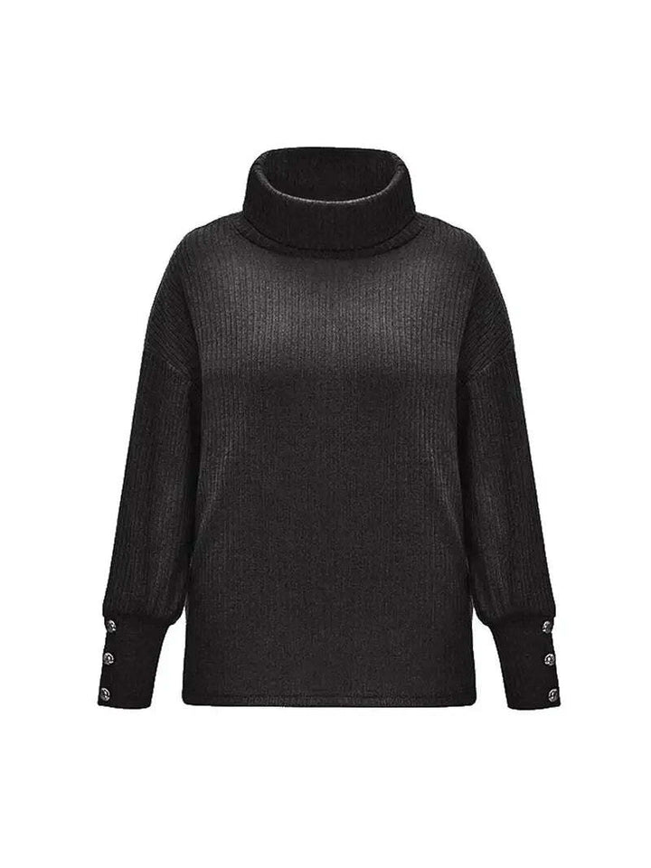 Milana - Lässiger Rollkragenpullover aus Baumwolle