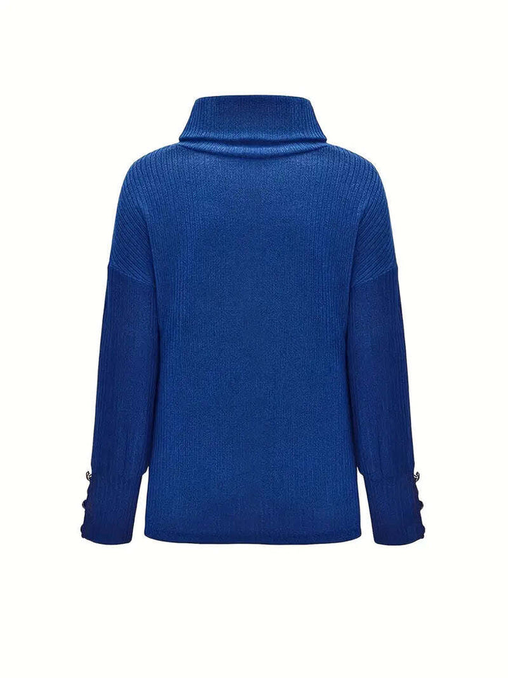 Milana - Lässiger Rollkragenpullover aus Baumwolle