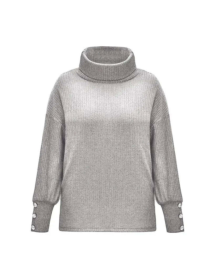 Milana - Lässiger Rollkragenpullover aus Baumwolle