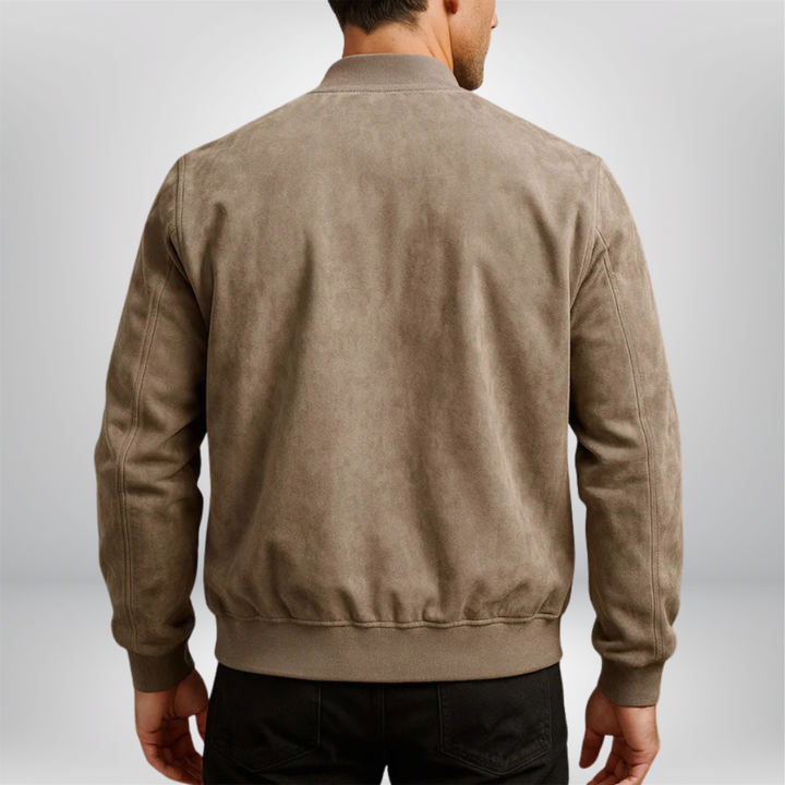 Milo | Elegante Damen Lederjacke im Minimalistischen Bomber-Design 1