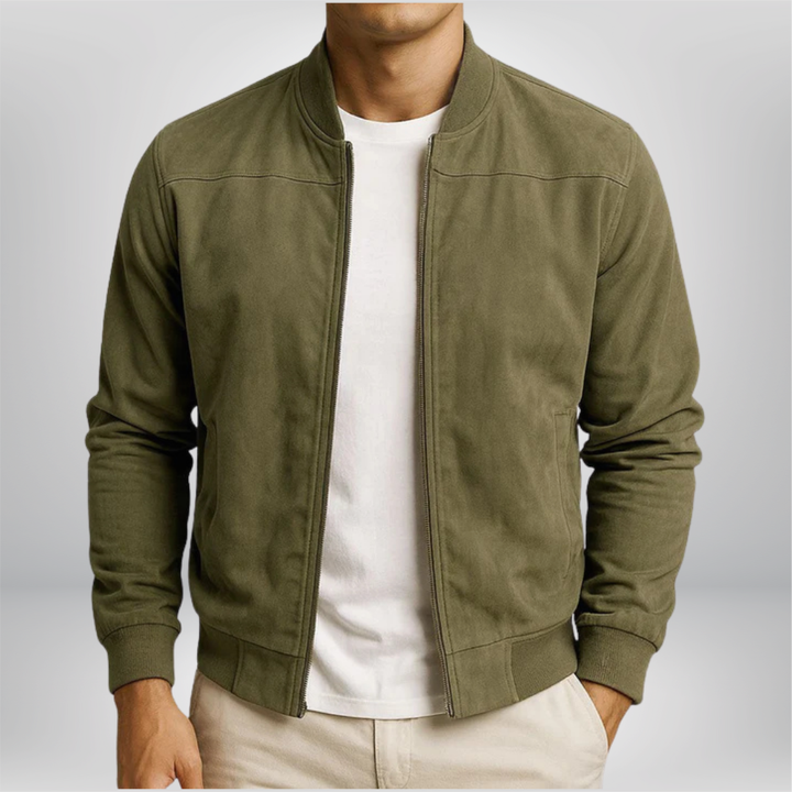 Milo | Elegante Damen Lederjacke im Minimalistischen Bomber-Design 3