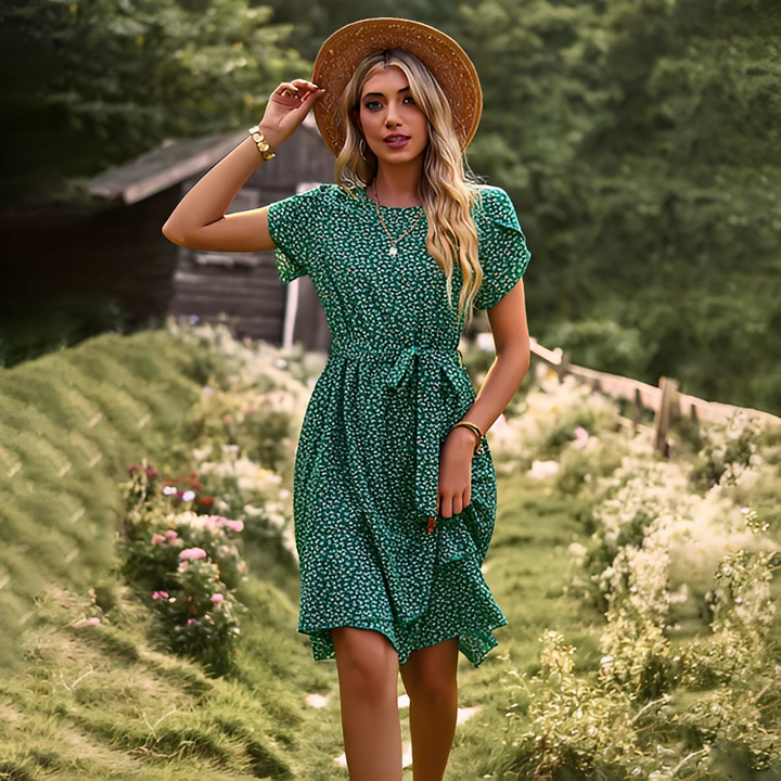 Aurellia - Bequemes Blumenkleid für Frauen