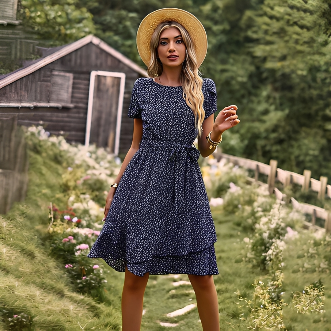 Aurellia - Bequemes Blumenkleid für Frauen
