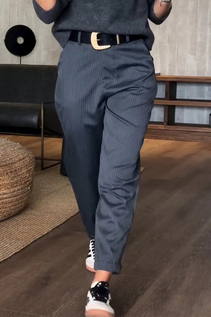 Mira | Elegante, Figurschmeichelnde Weiße Hose Damen für Jeden Anlass 4