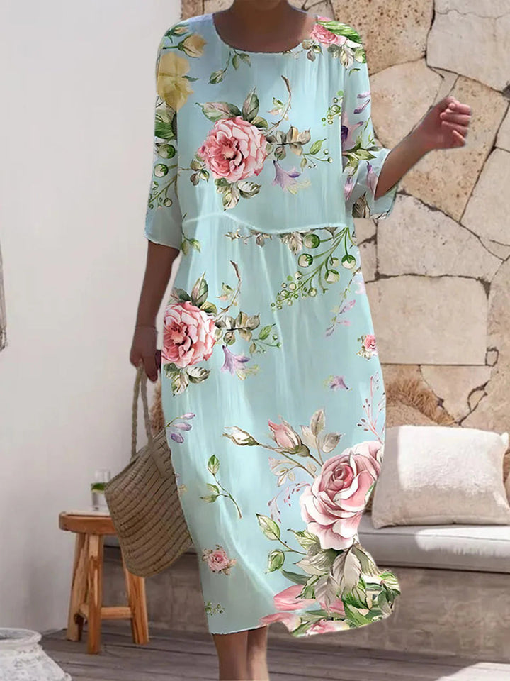 Miranda - Elegantes Blumenkleid 0
