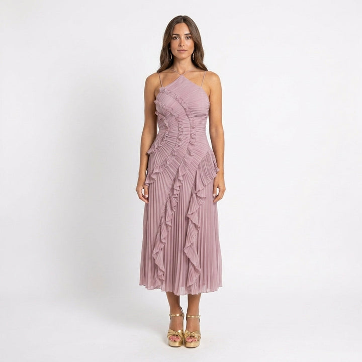 Emilia – Elegant Pleated Dress for Women - Image 1