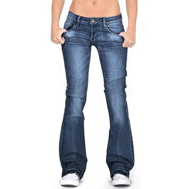 Moderne Schlagjeans für Damen