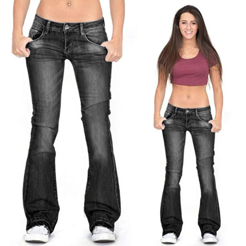 Moderne Schlagjeans für Damen