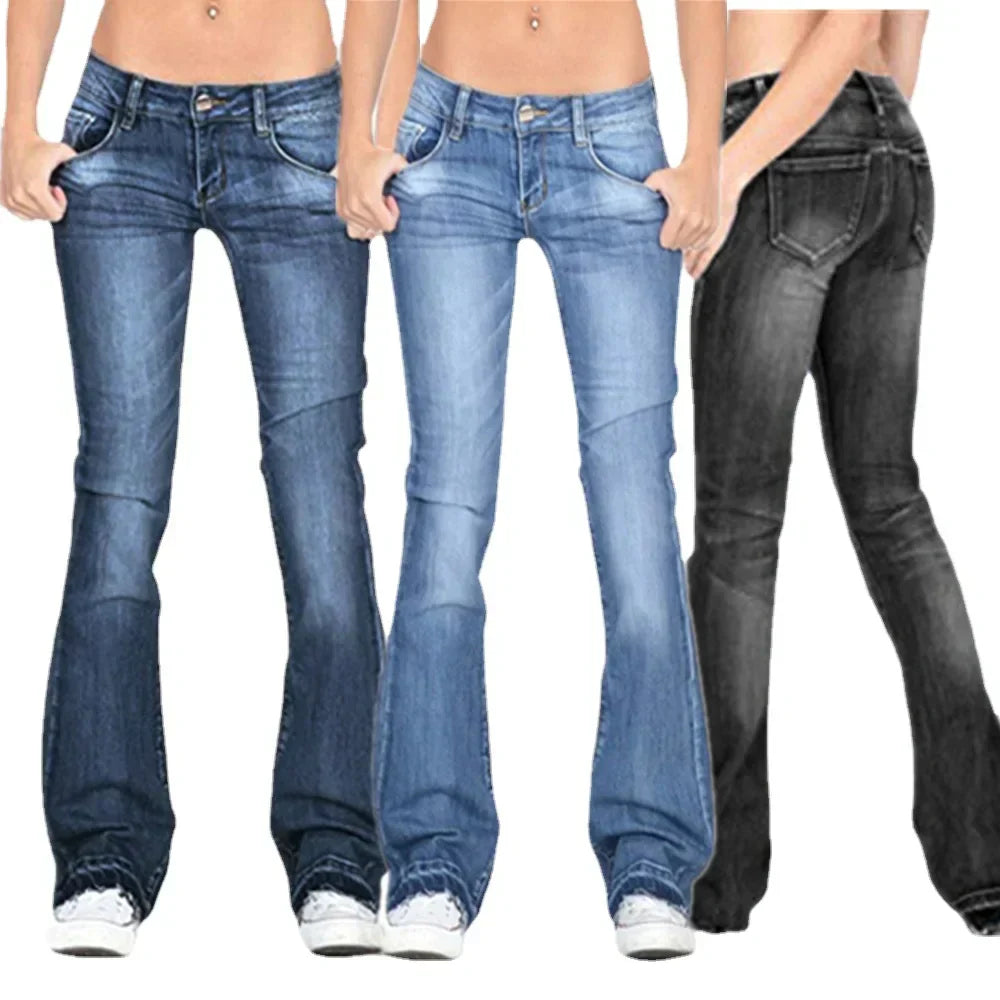 Moderne Schlagjeans für Damen