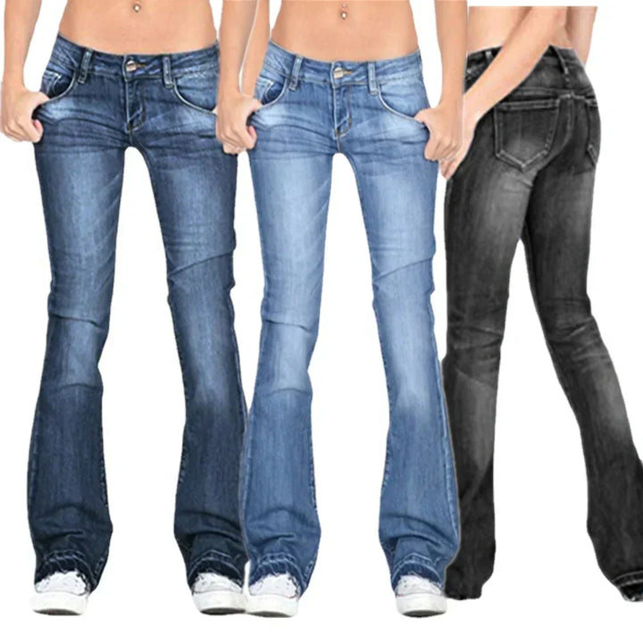Moderne Schlagjeans für Damen