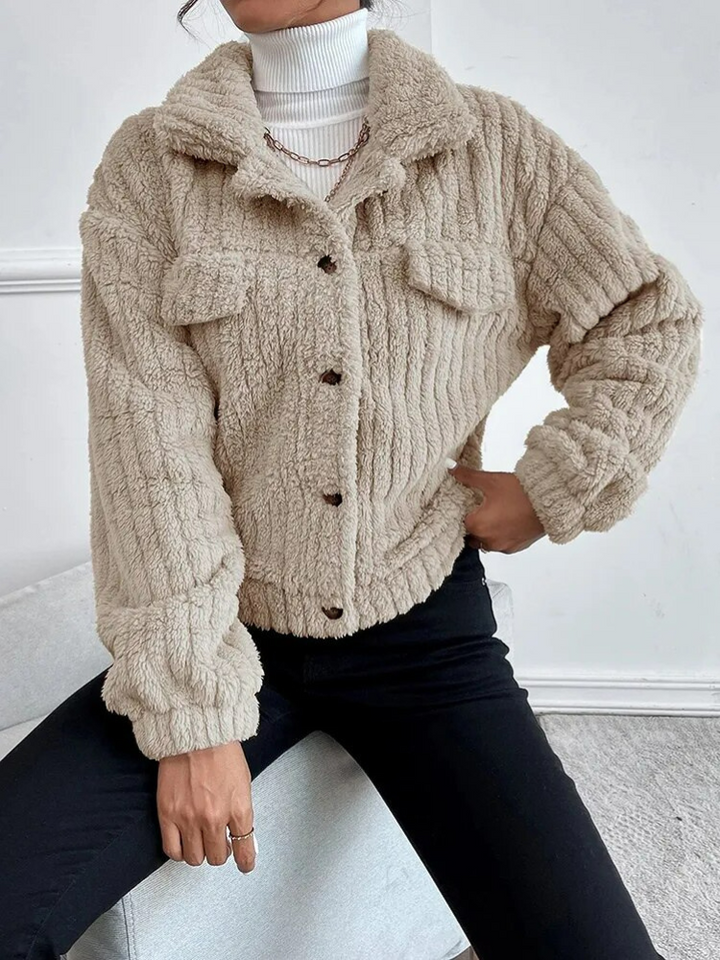 Modische Teddyjacke Damen