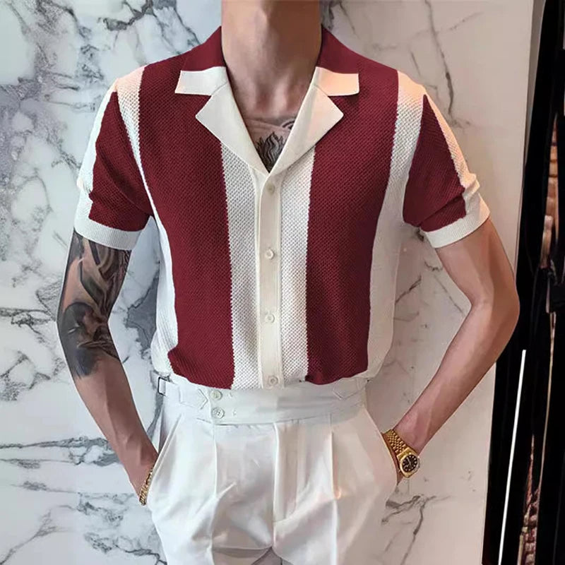 Modische und bequeme Strickbluse für Männer - Karson