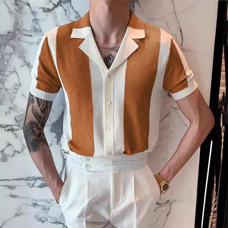 Modische und bequeme Strickbluse für Männer - Karson