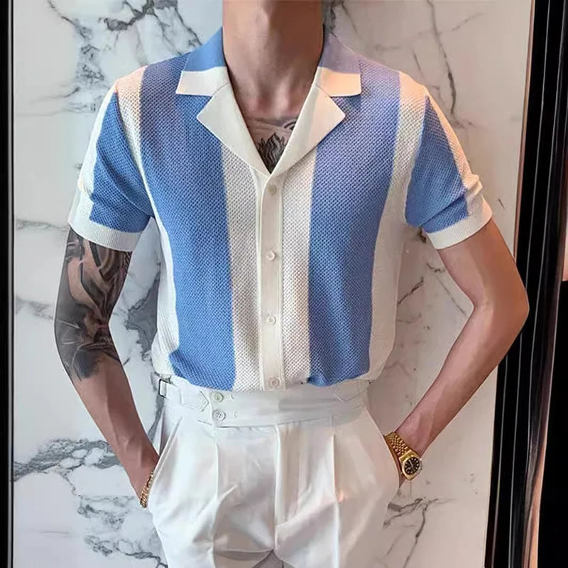 Modische und bequeme Strickbluse für Männer - Karson