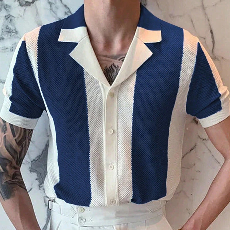 Modische und bequeme Strickbluse für Männer - Karson