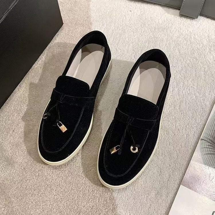 Mokassins Damen | Schnür-Detail & Bequemer Slip-on Sitz