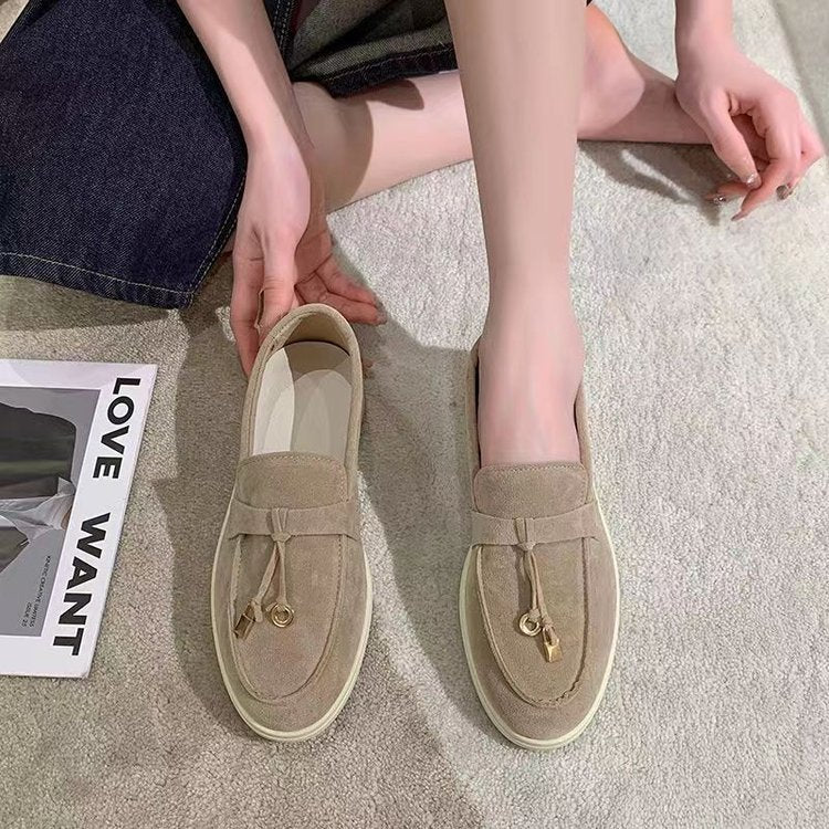 Mokassins Damen | Schnür-Detail & Bequemer Slip-on Sitz