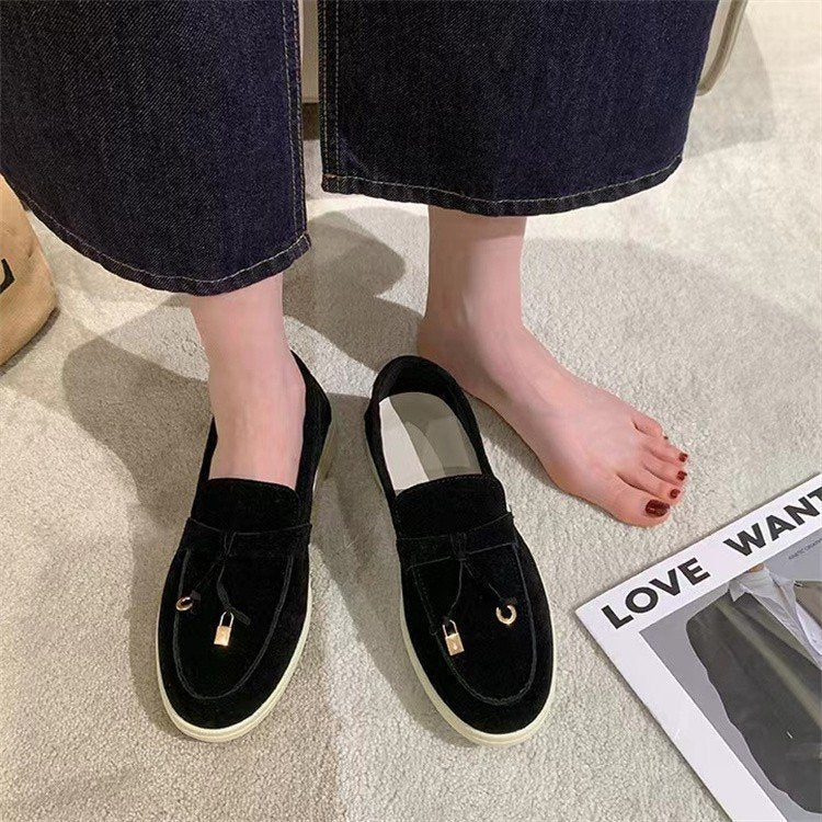 Mokassins Damen | Schnür-Detail & Bequemer Slip-on Sitz