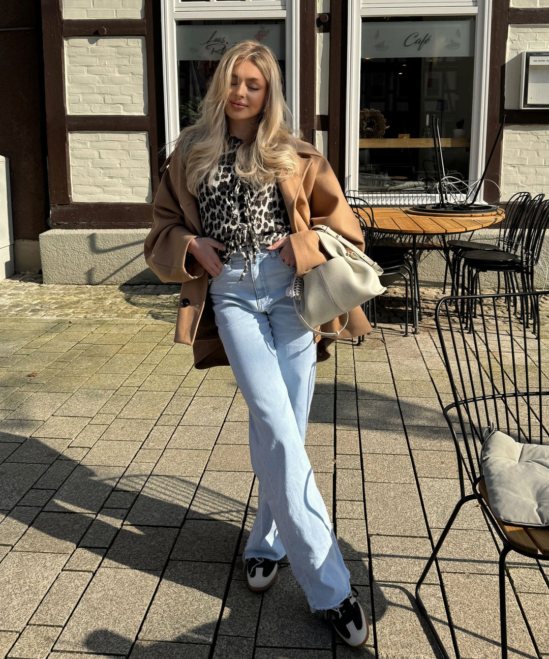 Musselin Bluse Elora Leo  Ladypolitan ♡   