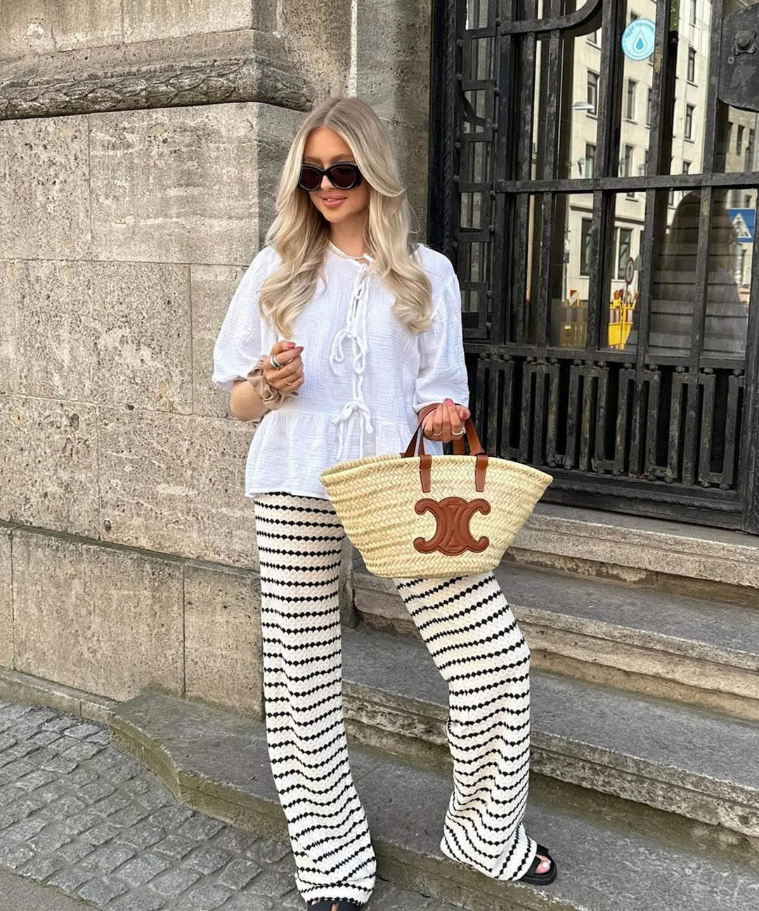 Musselin Bluse Elora Weiß