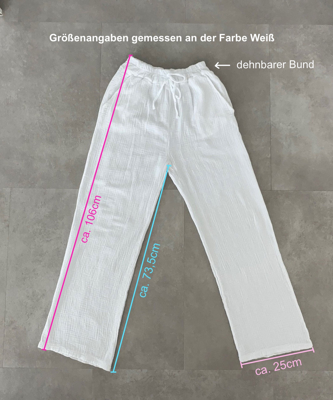 Musselin Hose Abril Taupe  Ladypolitan ♡   