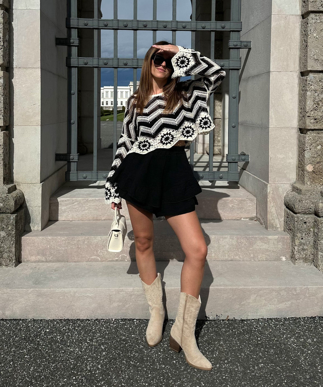 Musselin Hosenrock Alexis Schwarz