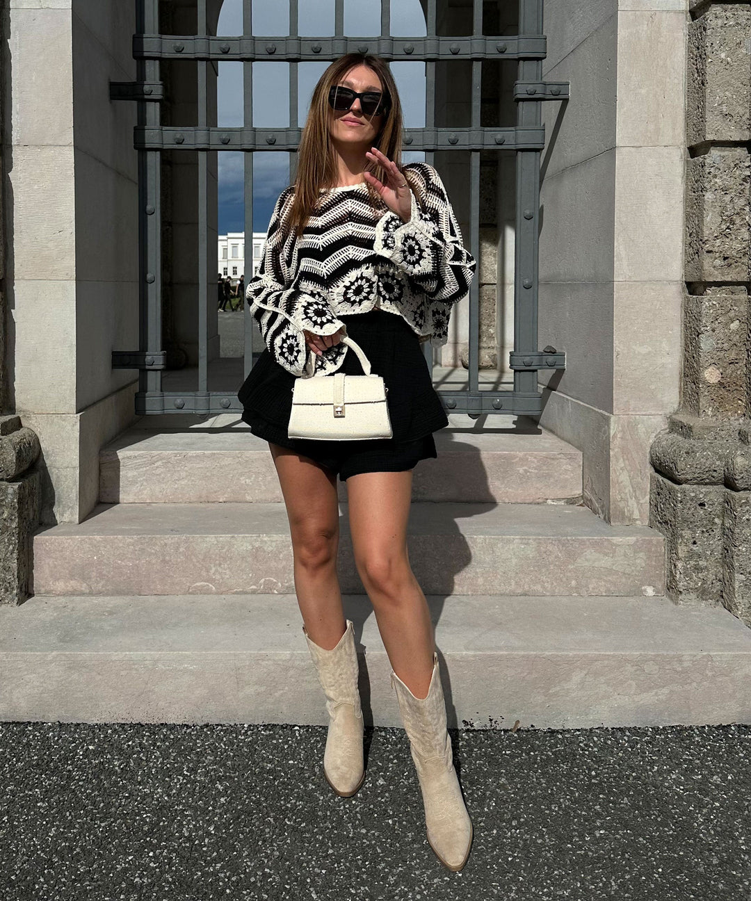 Musselin Hosenrock Alexis Schwarz