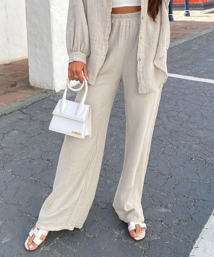Musselin Set Rienna Beige Ladypolitan ♡